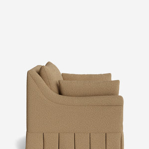 Portola Rolled Arm Pleated Accent Chair