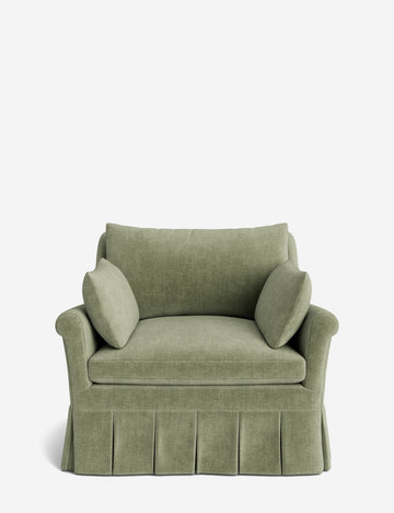 Sage Performance Striated Velvet