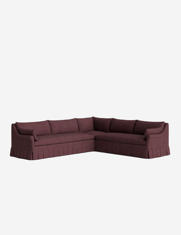 Oxblood Linen Weave