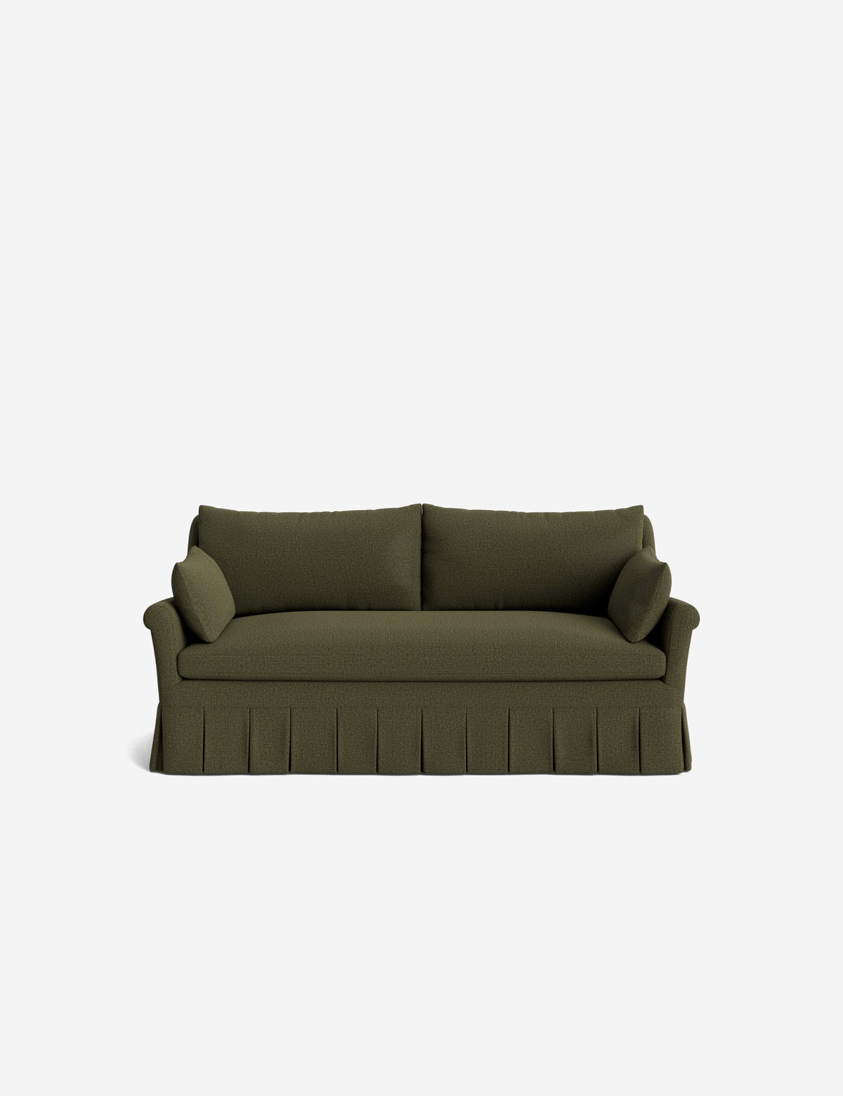 Portola Rolled Arm Pleated Sofa