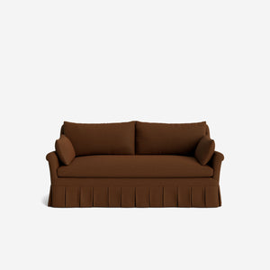 Portola Rolled Arm Pleated Sofa