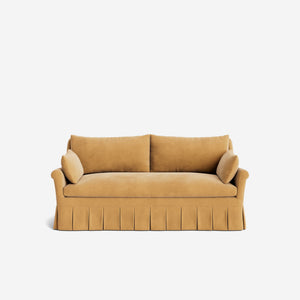 Portola Rolled Arm Pleated Sofa