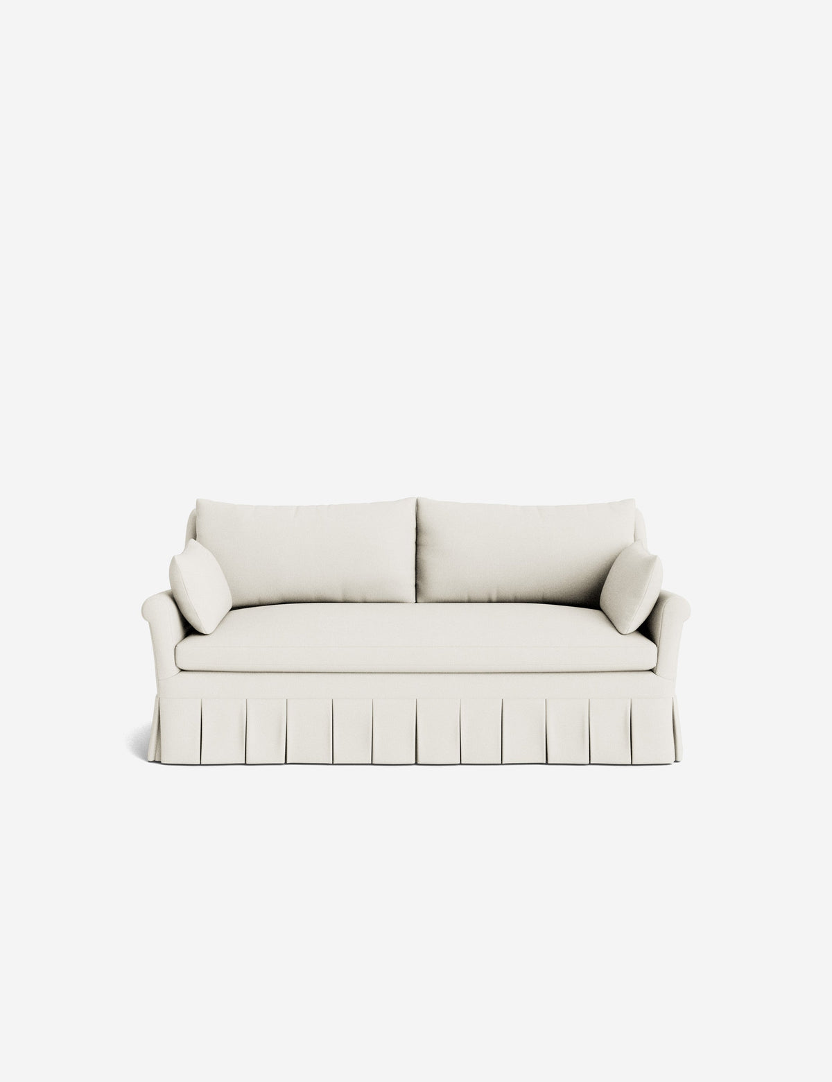 Portola Rolled Arm Pleated Sofa