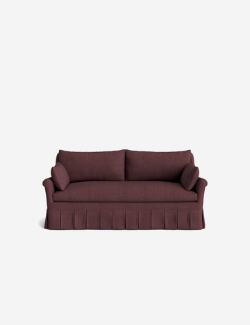 Oxblood Linen Weave