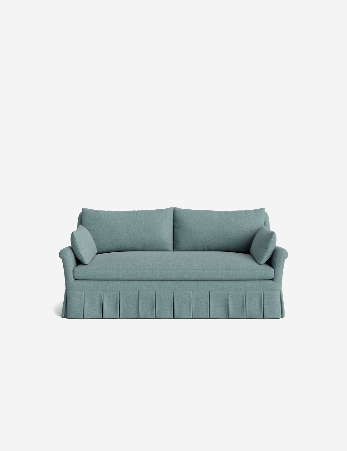 Portola Rolled Arm Pleated Sofa