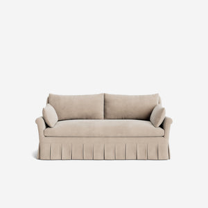 Portola Rolled Arm Pleated Sofa