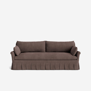 Portola Rolled Arm Pleated Sofa