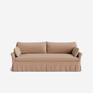 Portola Rolled Arm Pleated Sofa