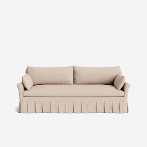 Portola Rolled Arm Pleated Sofa