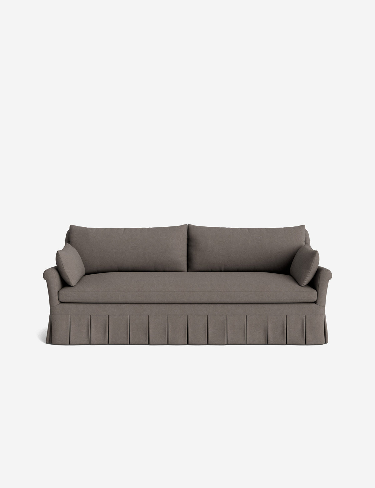 Portola Rolled Arm Pleated Sofa