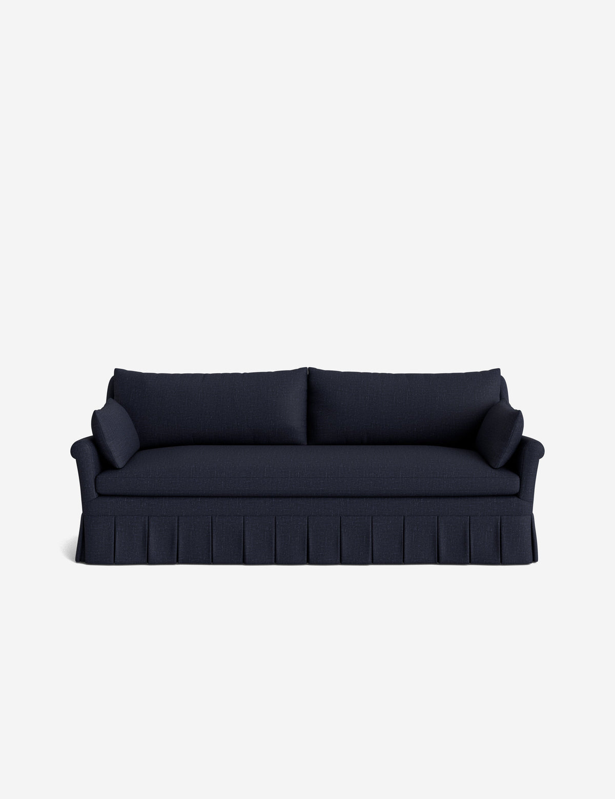 Portola Rolled Arm Pleated Sofa