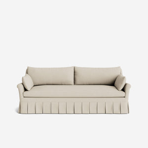 Portola Rolled Arm Pleated Sofa
