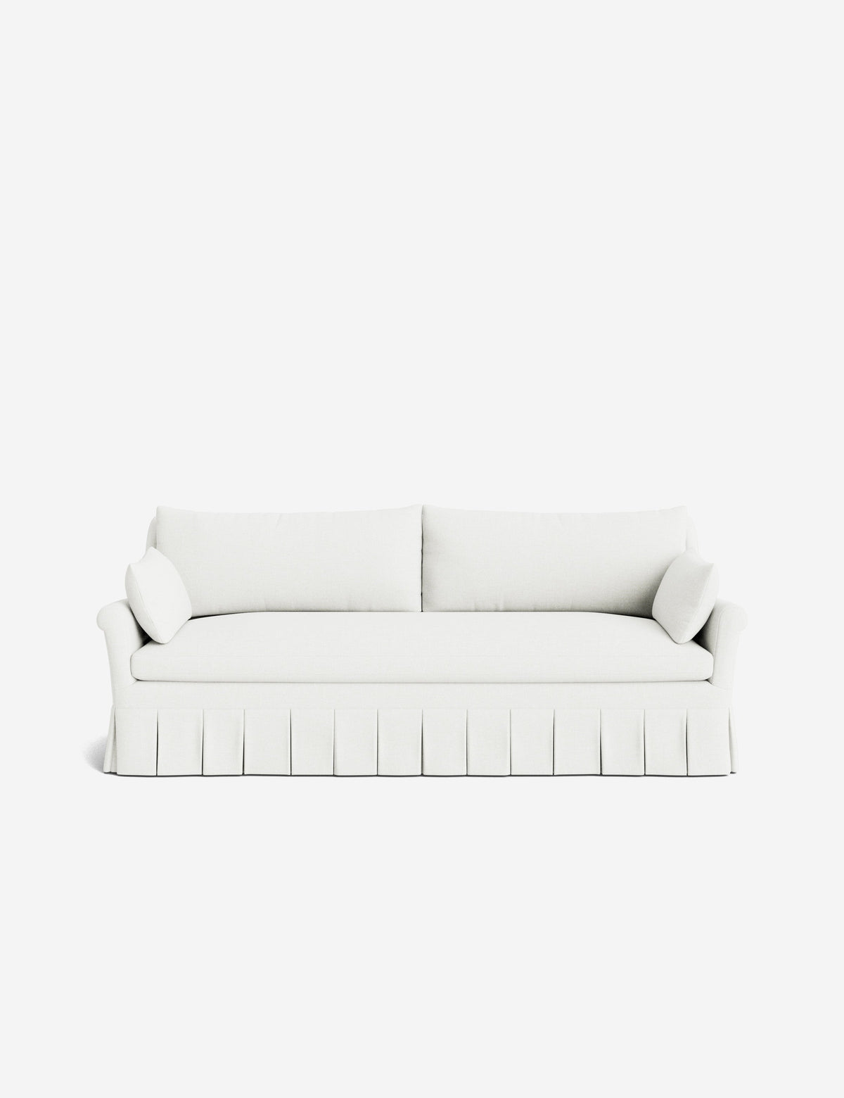 Portola Rolled Arm Pleated Sofa