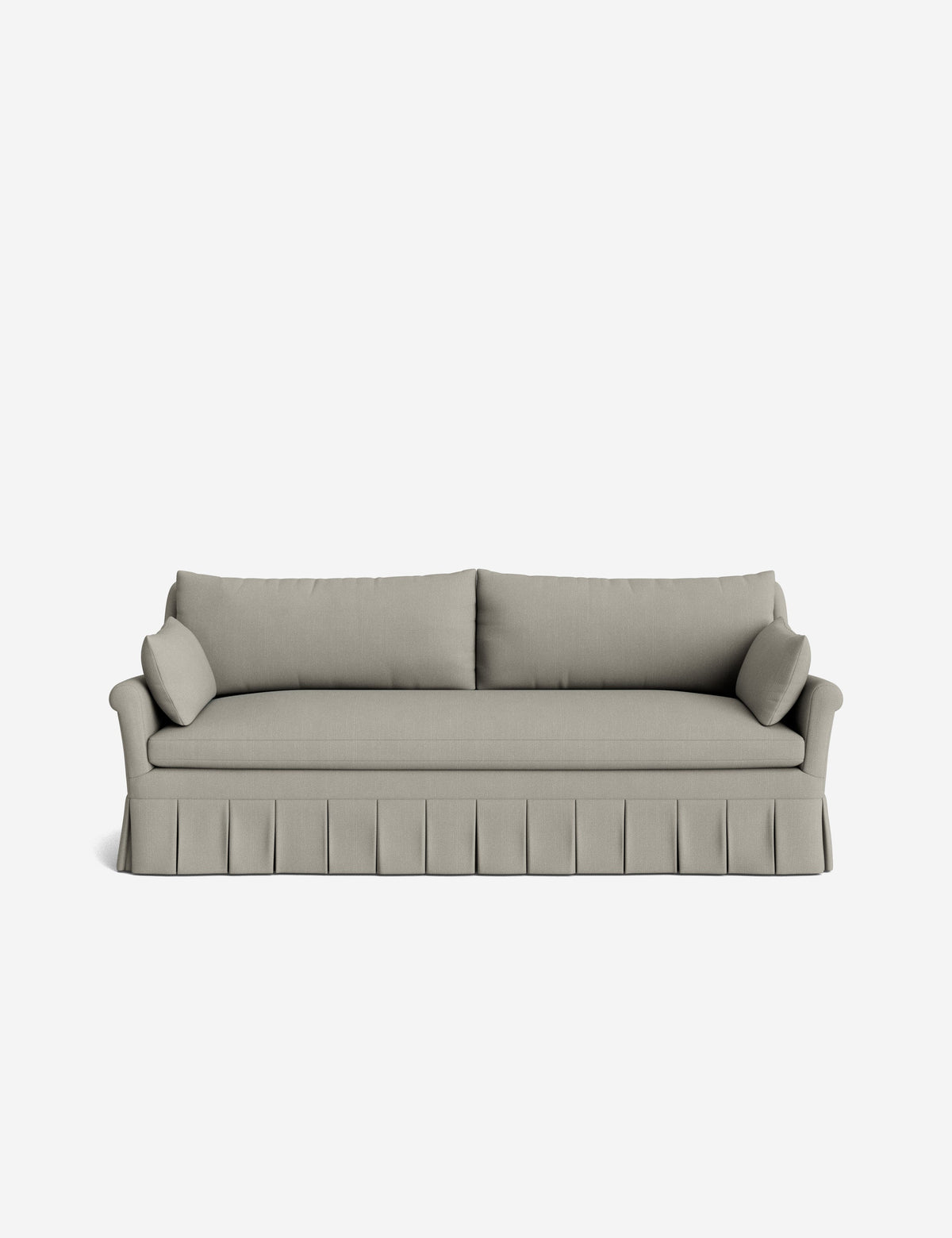 Portola Rolled Arm Pleated Sofa