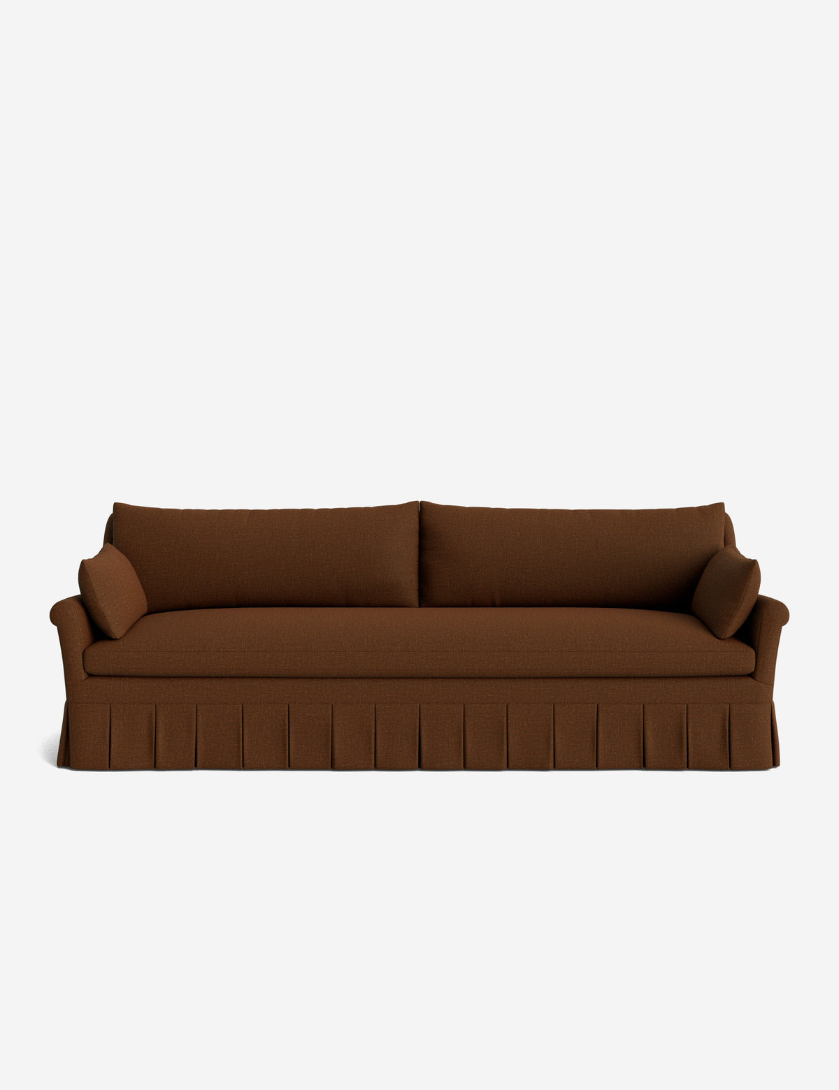 Portola Rolled Arm Pleated Sofa