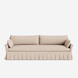 Portola Rolled Arm Pleated Sofa