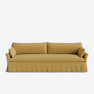Portola Rolled Arm Pleated Sofa