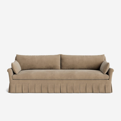 Portola Rolled Arm Pleated Sofa