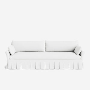 Portola Rolled Arm Pleated Sofa