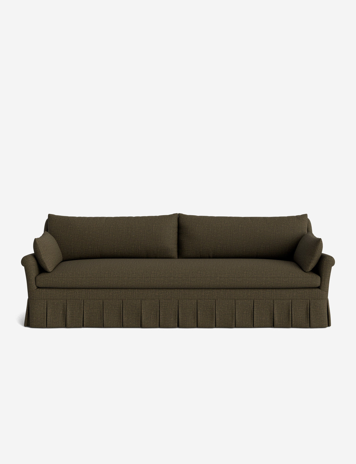 Portola Rolled Arm Pleated Sofa