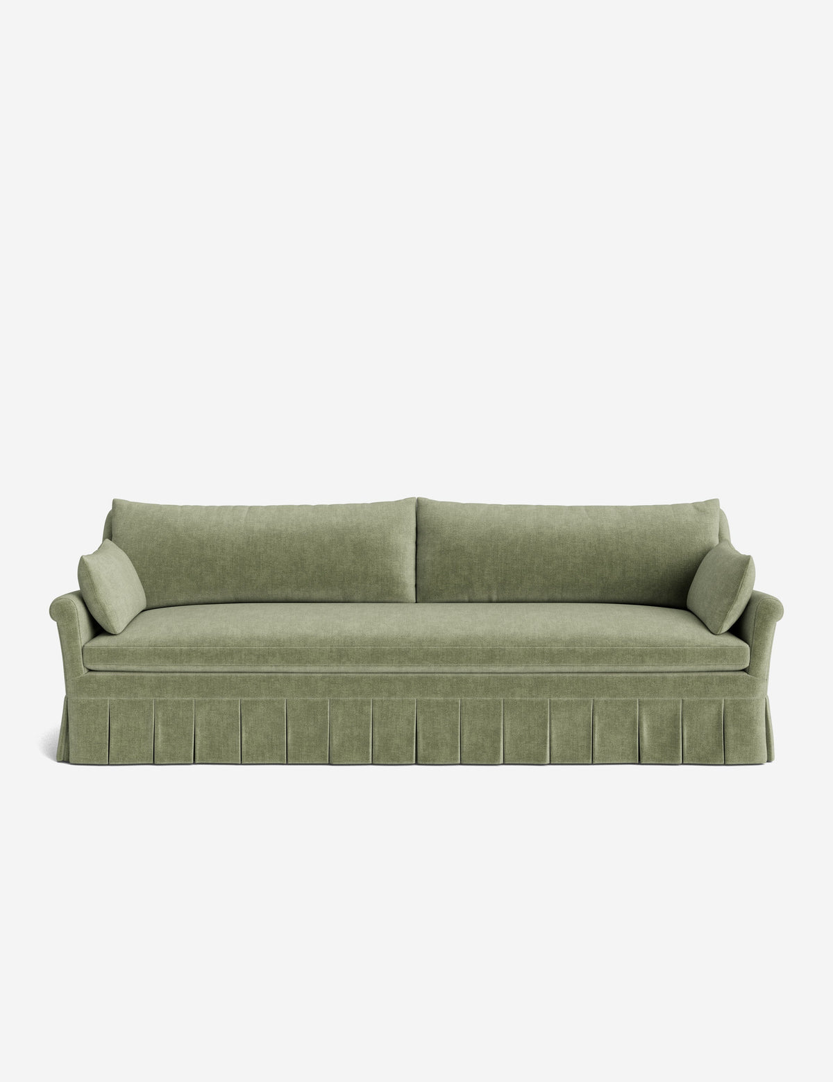 Portola Rolled Arm Pleated Sofa