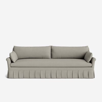 Portola Rolled Arm Pleated Sofa