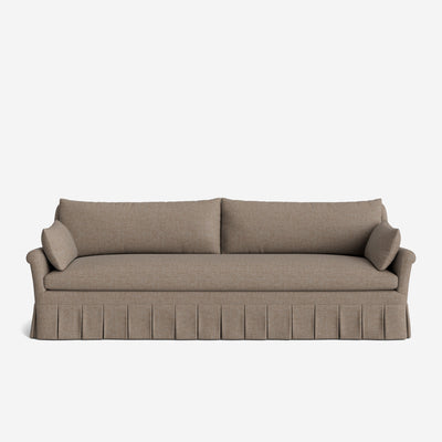 Portola Rolled Arm Pleated Sofa