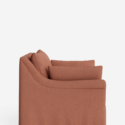 Portola Rolled Arm Slipcover Chair