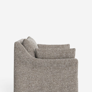 Portola Rolled Arm Slipcover Chair