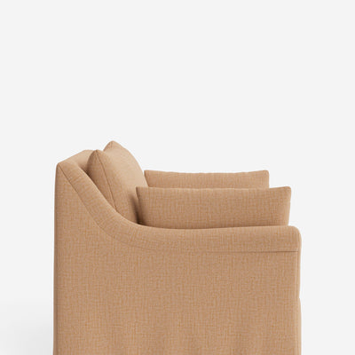 Portola Rolled Arm Slipcover Chair