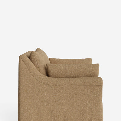 Portola Rolled Arm Slipcover Chair