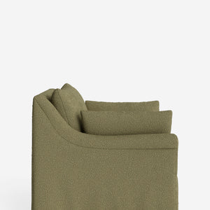 Portola Rolled Arm Slipcover Chair