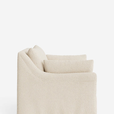 Portola Rolled Arm Slipcover Chair