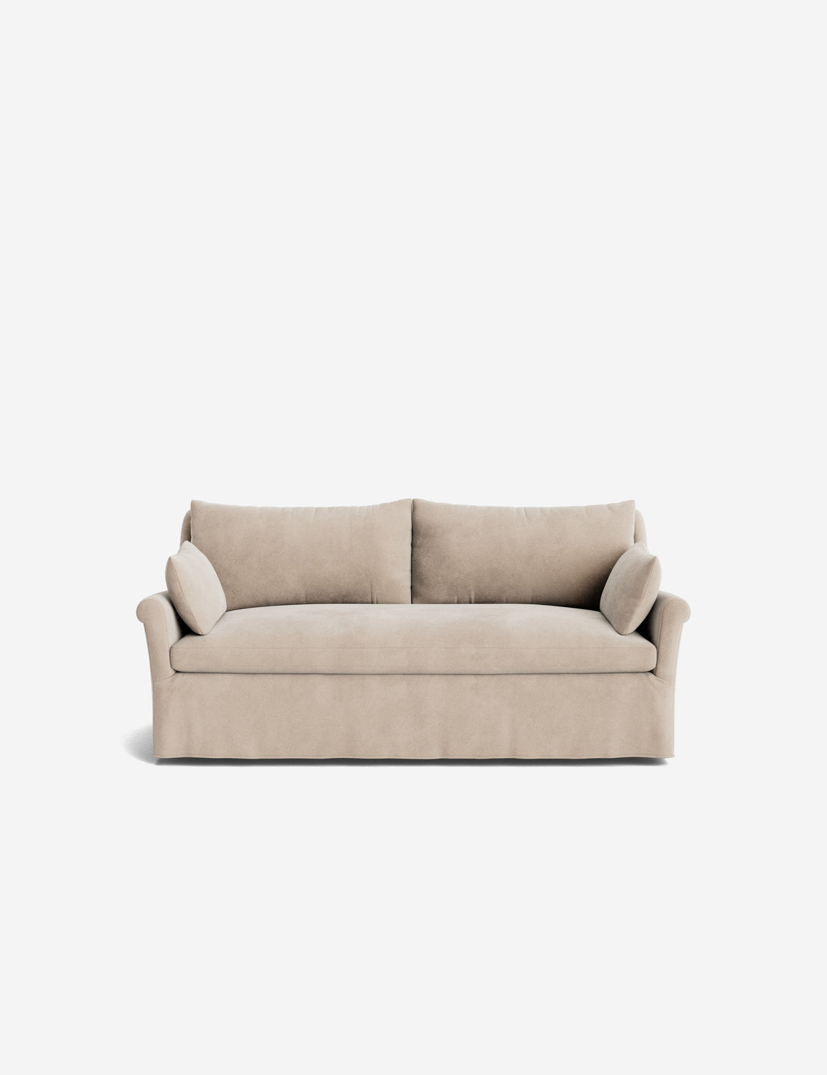 Portola Rolled Arm Slipcover Sofa