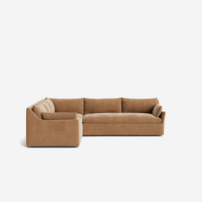 Portola Luxe Depth Slipcover Corner Sectional Sofa