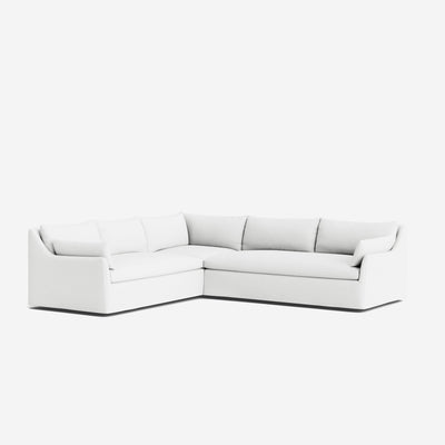 Portola Luxe Depth Slipcover Corner Sectional Sofa