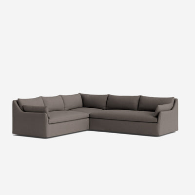 Portola Luxe Depth Slipcover Corner Sectional Sofa
