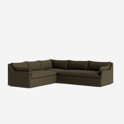 Portola Luxe Depth Slipcover Corner Sectional Sofa
