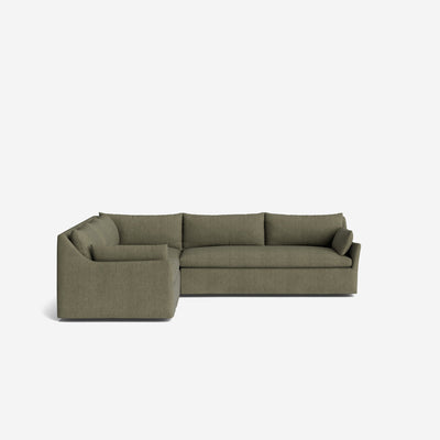 Portola Luxe Depth Slipcover Corner Sectional Sofa