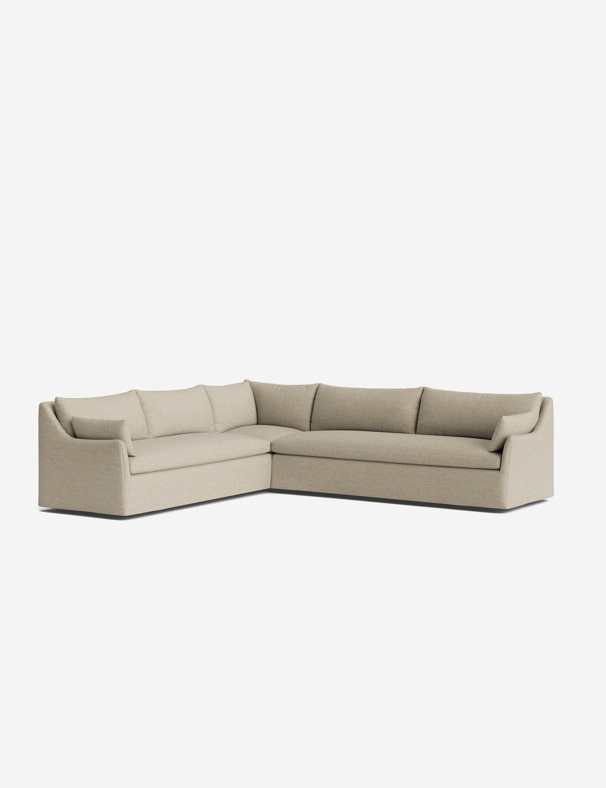 Portola Slipcover Corner Sectional Sofa