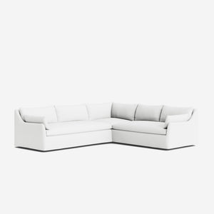 Portola Luxe Depth Slipcover Corner Sectional Sofa