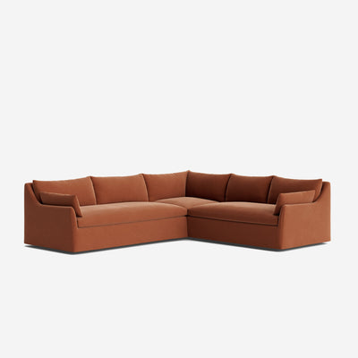 Portola Luxe Depth Slipcover Corner Sectional Sofa