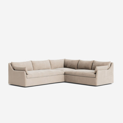 Portola Luxe Depth Slipcover Corner Sectional Sofa