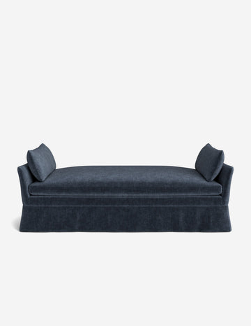Indigo Performance Striated Velvet