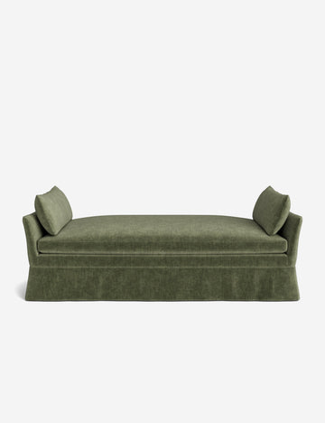 Moss Performance Striated Velvet
