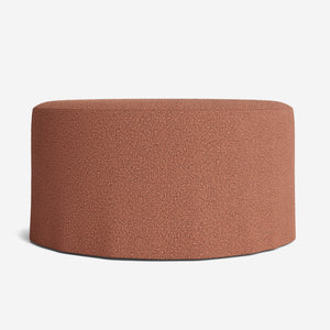 Portola Slipcover Round Ottoman