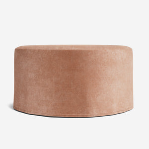 Portola Slipcover Round Ottoman