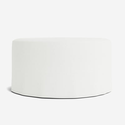 Portola Slipcover Round Ottoman