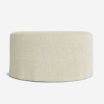 Portola Slipcover Round Ottoman