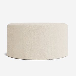 Portola Slipcover Round Ottoman